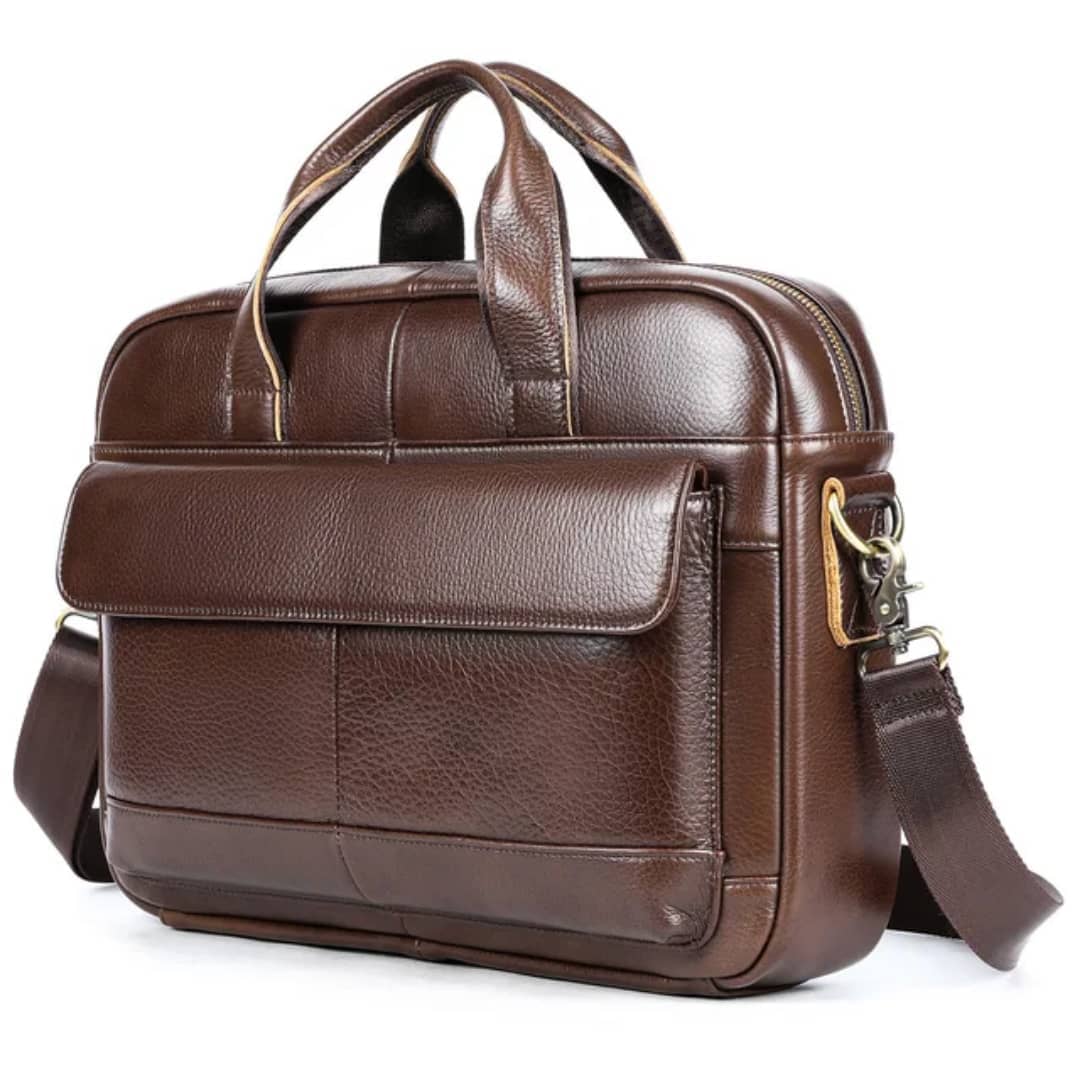 Sac à main homme cuir veritable - Image 4